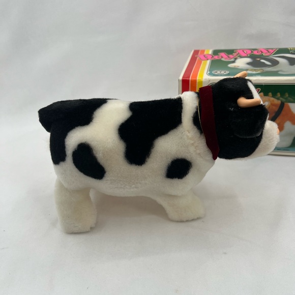 Vintage Roly Poly Toy Cow - Picture 8 of 11